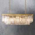 Modern Rectangular K9 Crystal Chandelier - Yami Lightings