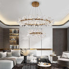 Kylia Ring Crystal Chandelier - Yami Lightings