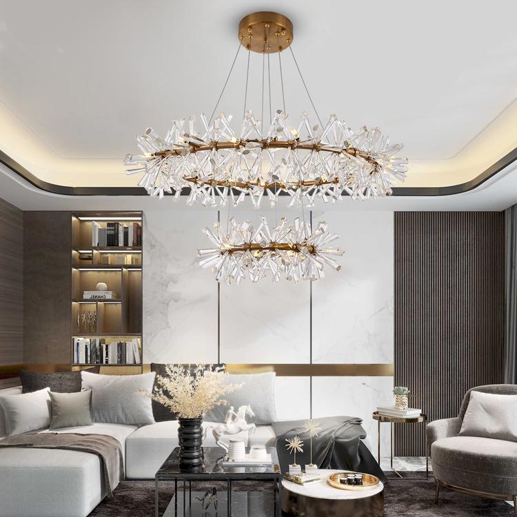 Kylia Ring Crystal Chandelier - Yami Lightings