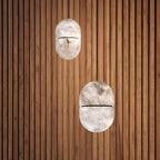 Alabaster Oval Pendant - Yami Lightings