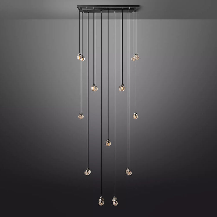 Pearl Linear Chandelier - Yami Lightings