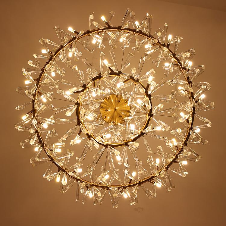 Kylia Ring Crystal Chandelier - Yami Lightings