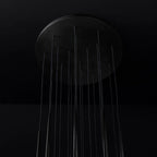 Artemis Round Tapered Tubular Chandelier 30" - Yami Lightings