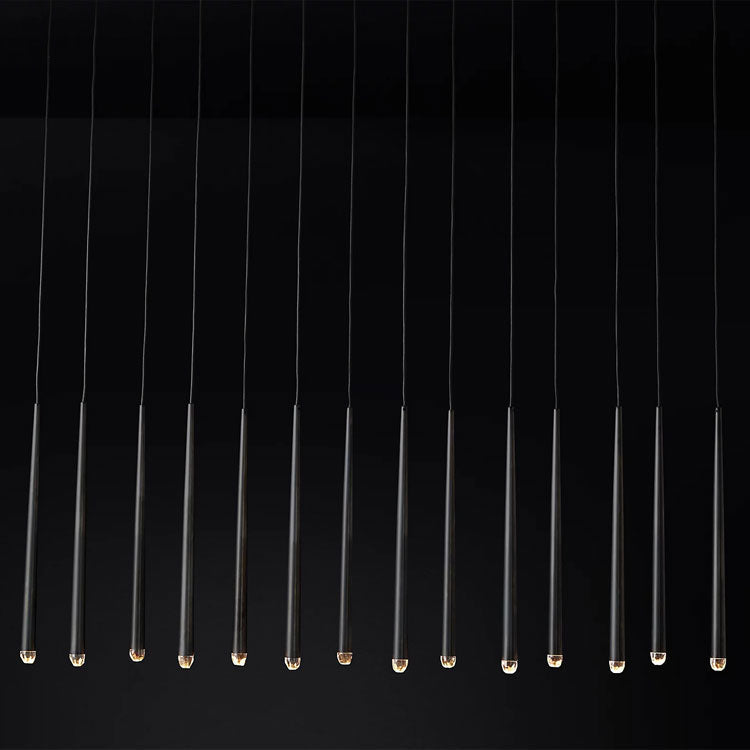 Artemis Linear Tapered Tubular Chandelier - Yami Lightings