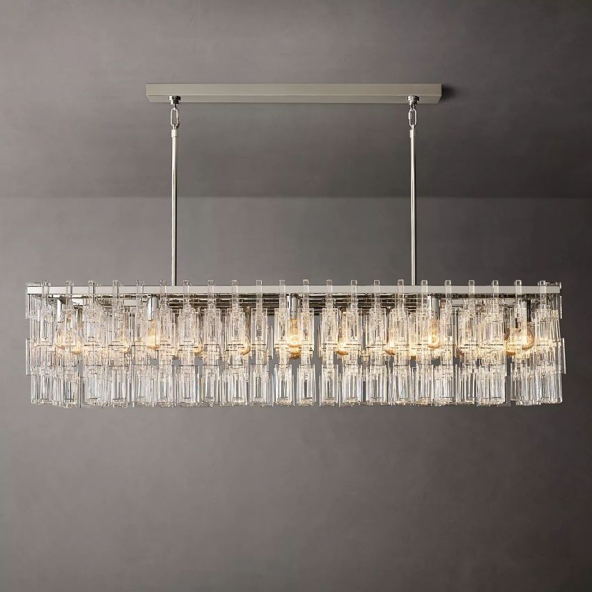 Marignan Rectangular Chandelier 60" - Yami Lightings
