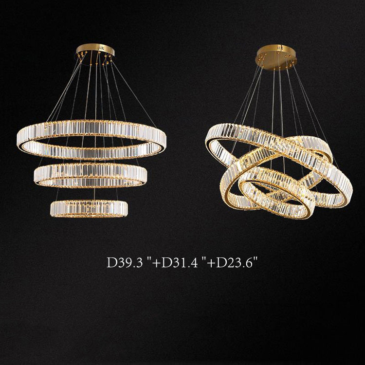 Dorothy Modern Crystal Ring Chandelier - Yami Lightings