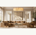 Camelot Alabaster Round Chandelier 48"D