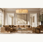 Camelot Alabaster Round Chandelier 36"D