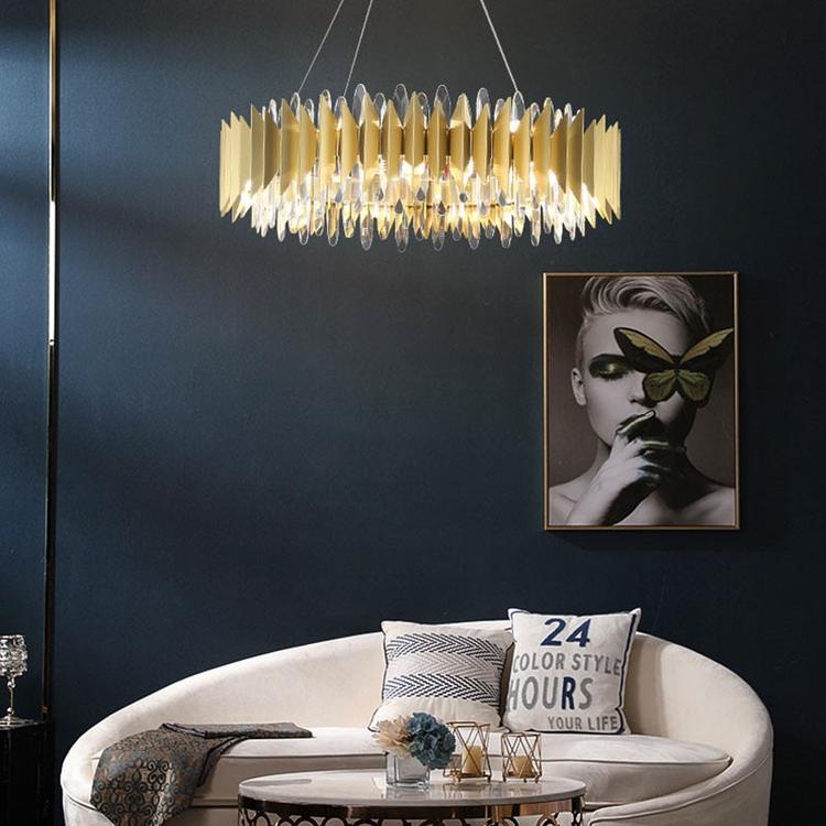 Flavian Halo Crystal Chandelier - Yami Lightings