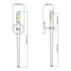 Artemis Torch Crystal Sconce - Yami Lightings
