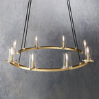 Penelope Modern Clear Glass Round Chandelier - Yami Lightings