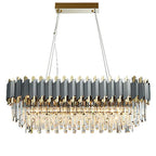 Flavian Rectangular Crystal Chandelier - Yami Lightings