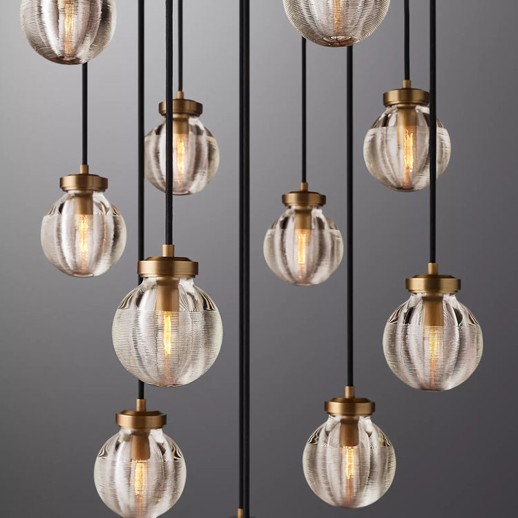 Pearl Round Chandelier - Yami Lightings