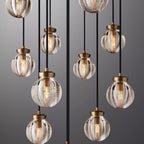Pearl Round Chandelier - Yami Lightings
