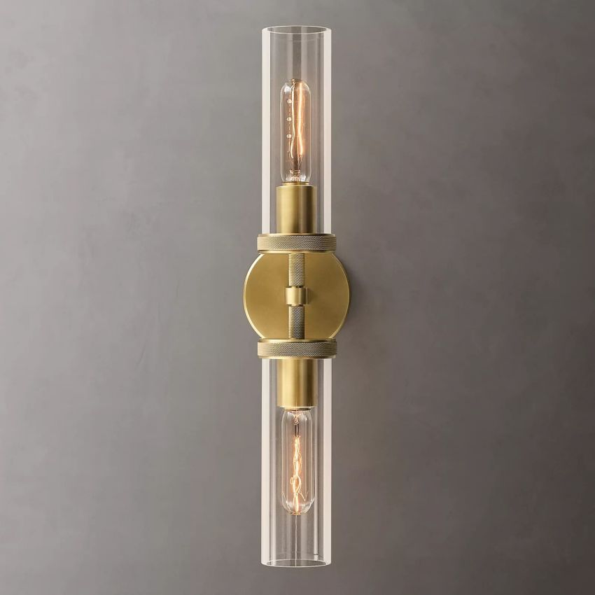 Lambert Knurled Linear Sconce - Yami Lightings