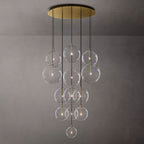 Glass Globe Moblie Cluster Chandelier 44" - Yami Lightings