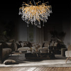 Modern Crystal Branch Raindrop Chandelier - Yami Lightings
