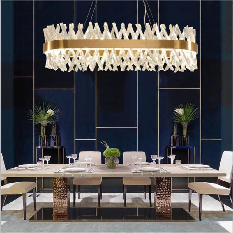 Arsenio Oval Crystal Chandelier - Yami Lightings
