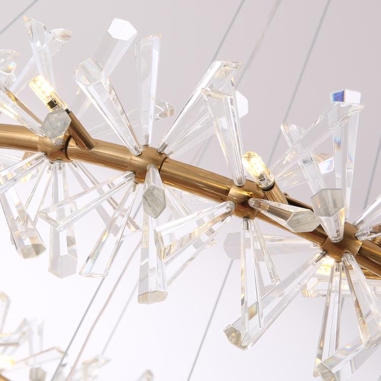 Kylia Ring Crystal Chandelier - Yami Lightings