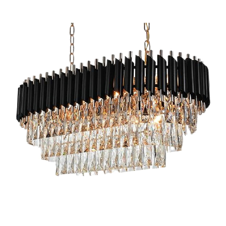 Sheila Oval Crystal Chandelier - Yami Lightings