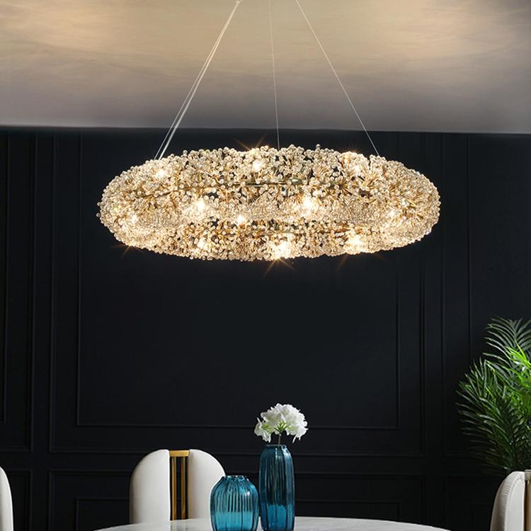 Iissabelle Flower Crystal Chandelier - Yami Lightings