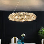 Iissabelle Flower Crystal Chandelier - Yami Lightings