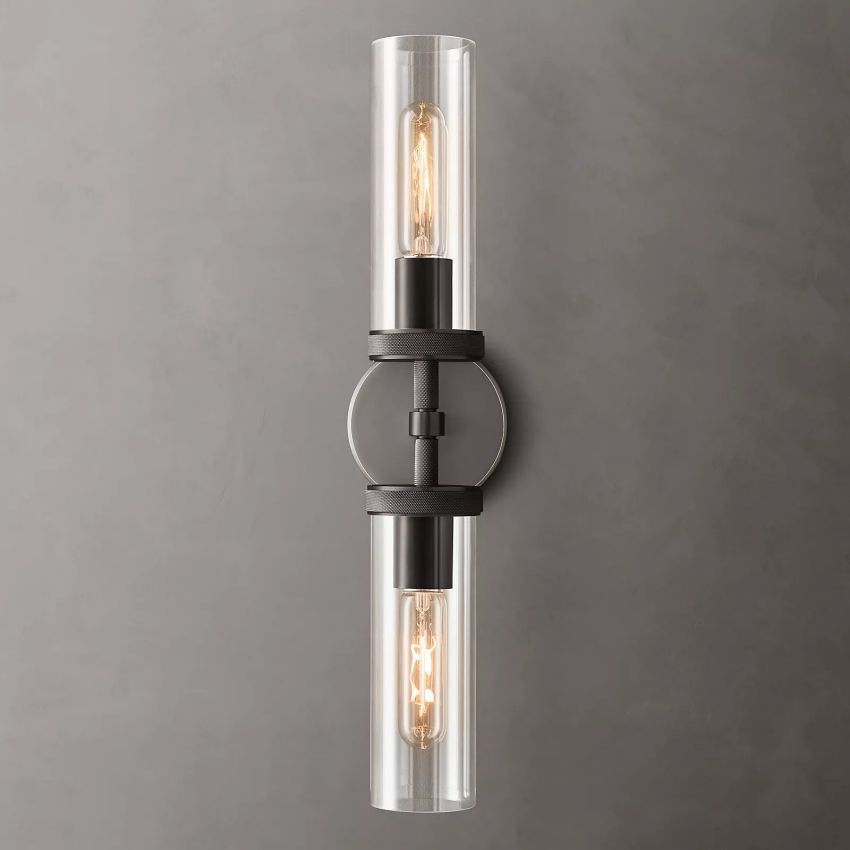 Lambert Knurled Linear Sconce - Yami Lightings