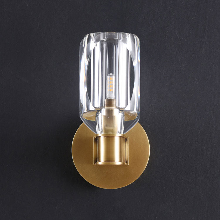 Constantine Crystal Sconce Brass - Yami Lightings
