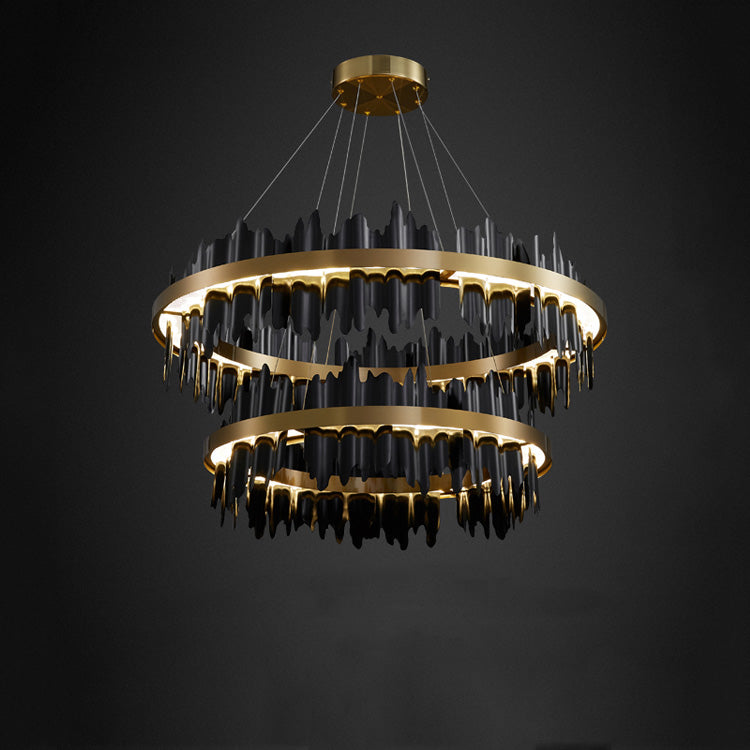 Isabel Multiple Tier Round Chandelier - Yami Lightings