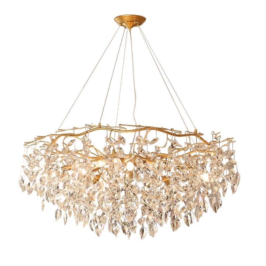 Doris Round Modern Branch Chandeliers - Yami Lightings