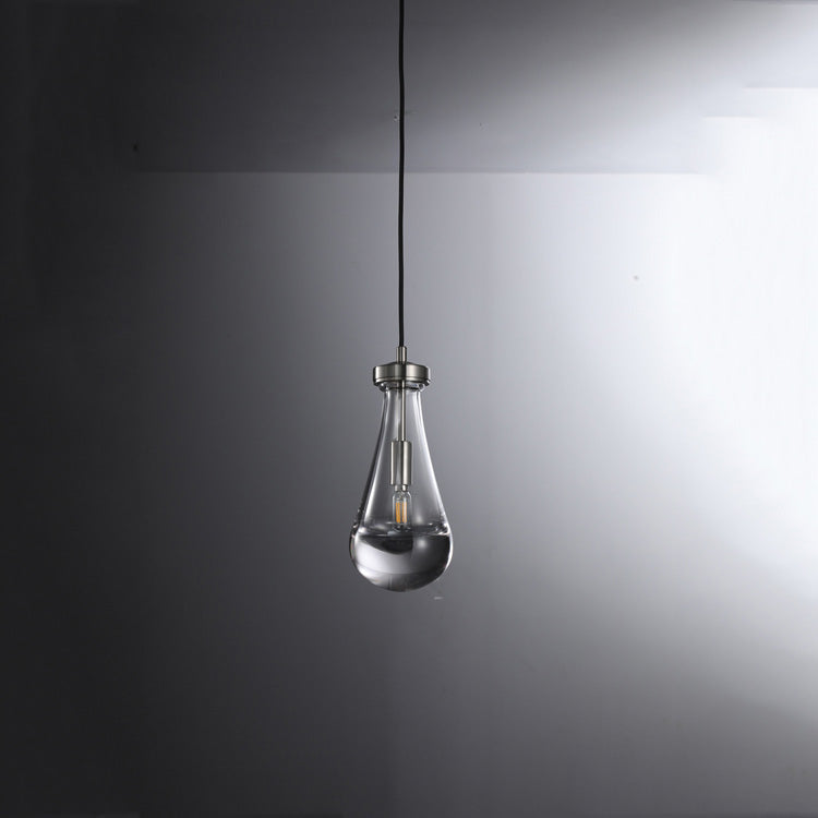 Raindrop Pendant Satin Nickel - Yami Lightings