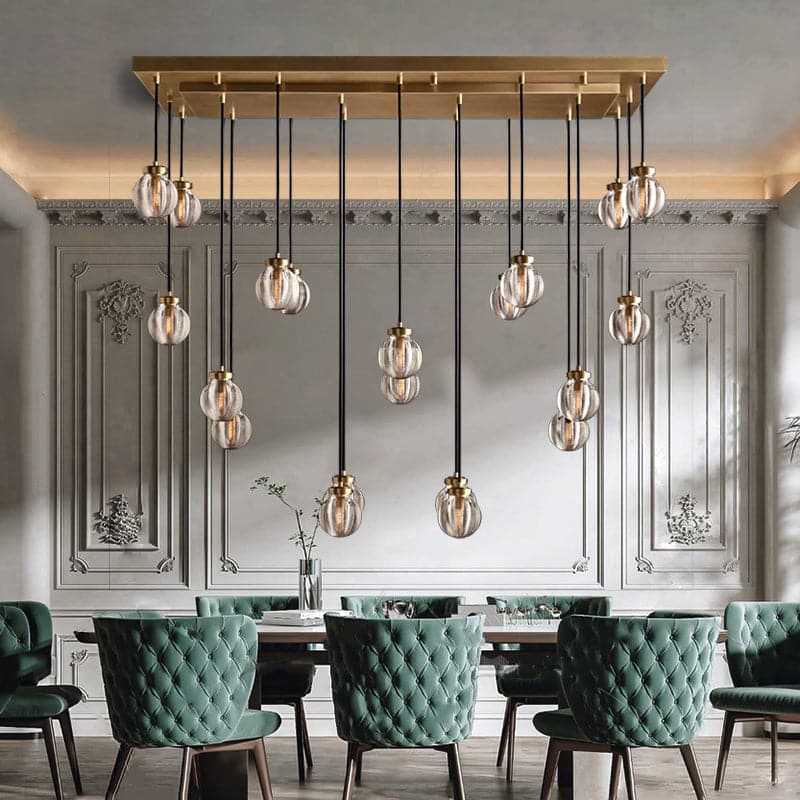Pearl Linear Chandelier - Yami Lightings
