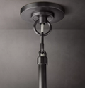 Matte Black - swivel & 12" rod - Yami Lightings