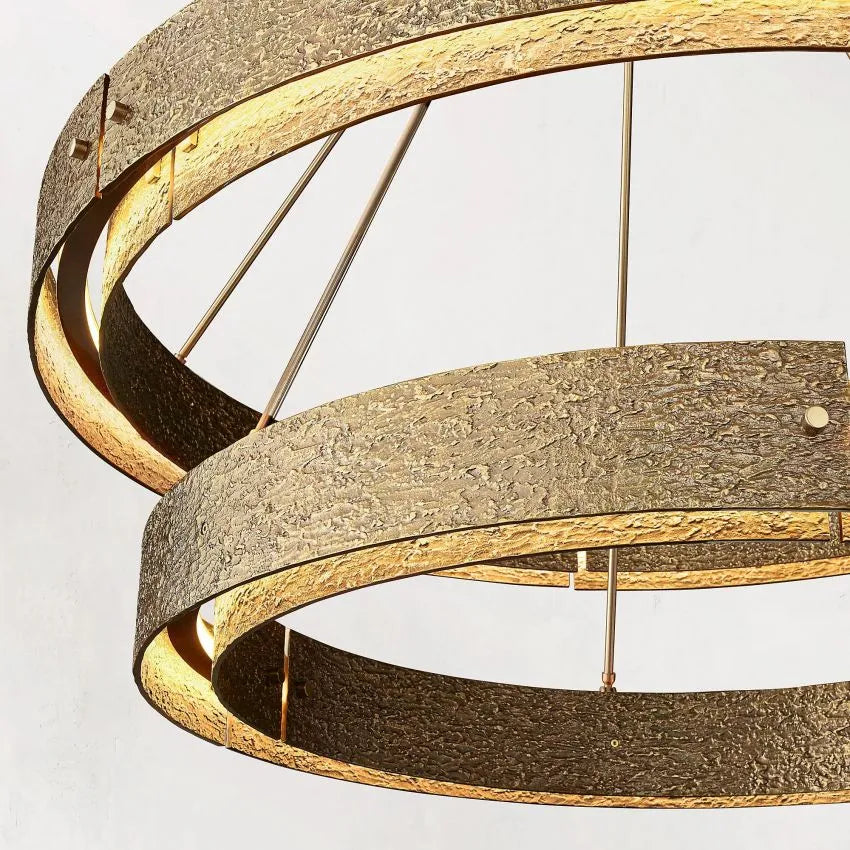 Vouvray Two-Tier Round Chandelier 60"