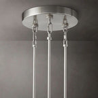 Calen Clear Round Chandelier 65"