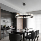 Letitia Crystal Ring Chandelier - Yami Lightings