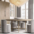 Murano Clear Glass Tiered Round Chandelier - Yami Lightings