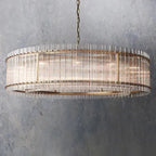Marcia Glass Round Chandelier D60" - Yami Lightings