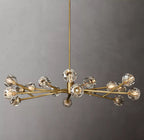 Belle De Crystal Ball Round Chandelier 60" - Yami Lightings