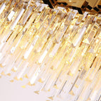 Elian Oval Crystal Chandelier - Yami Lightings