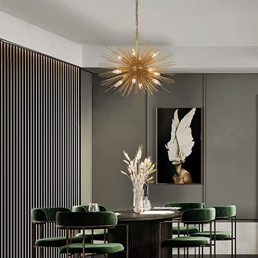 Starburst Chandelier 12-Light 24" - Yami Lightings