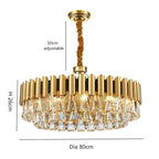 Stavros Crystal Chandelier - Yami Lightings