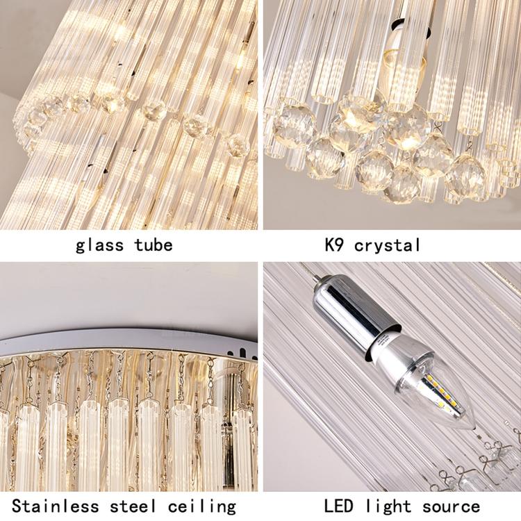 Camille Multiple Tier Crystal Chandelier - Yami Lightings