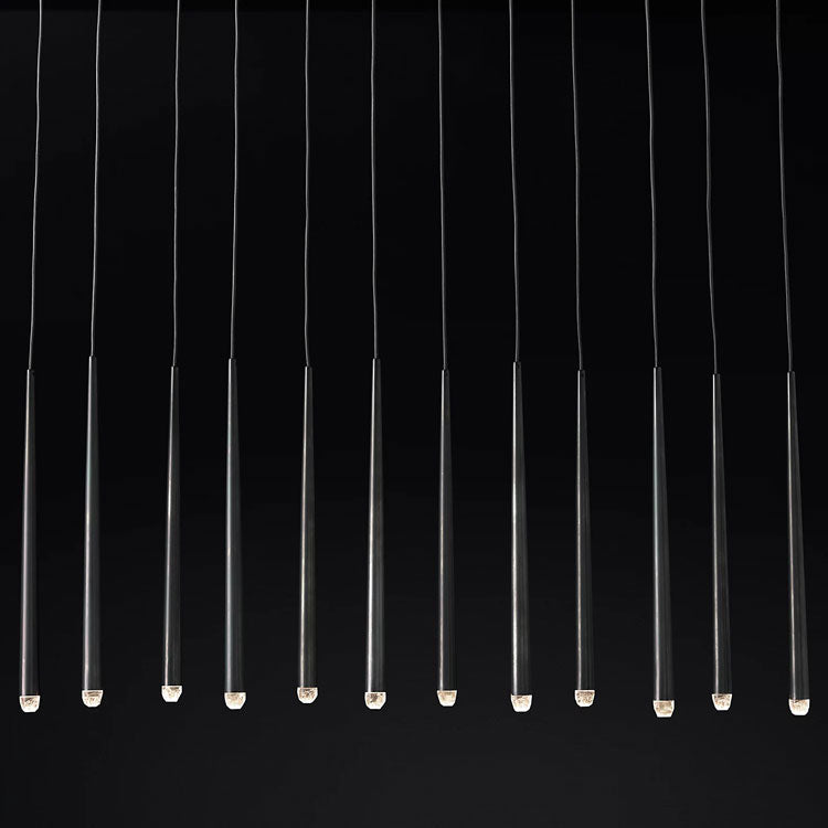 Artemis Linear Tapered Tubular Chandelier - Yami Lightings
