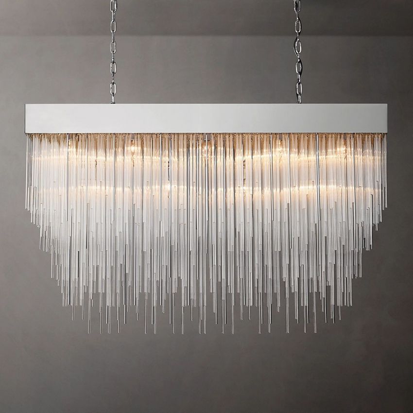 Cascade Square Chandelier 54" - Yami Lightings