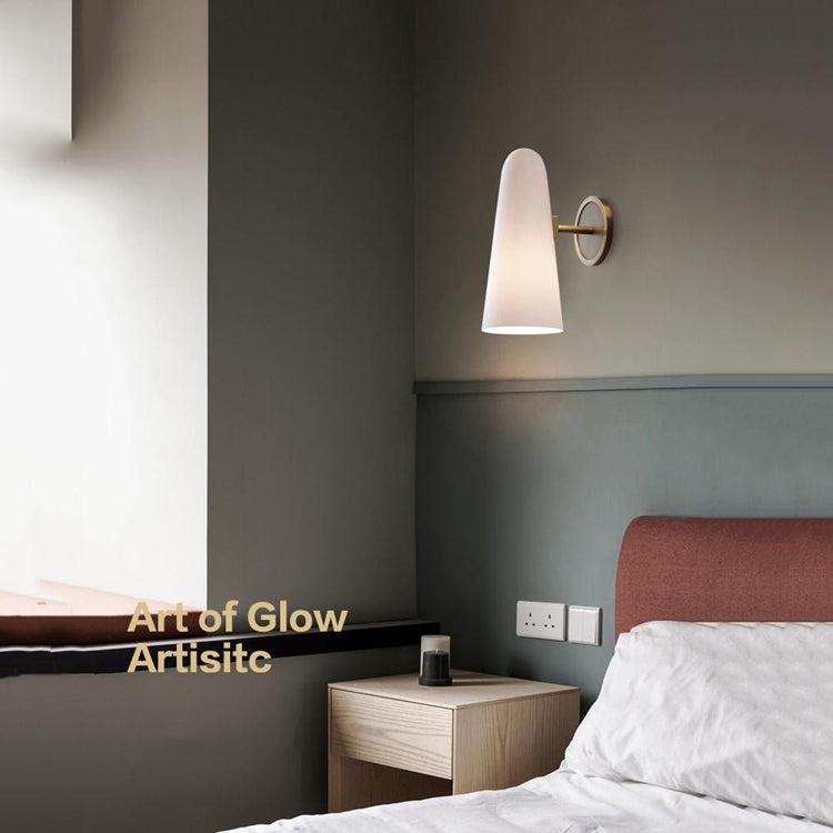 Cosima Porcelain Single Sconce - Yami Lightings