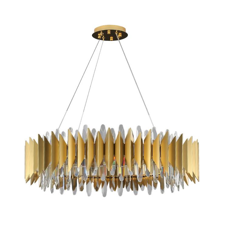 Flavian Halo Crystal Chandelier - Yami Lightings