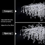 Doris Silver Branch Chandelier Light Fixture - Yami Lightings