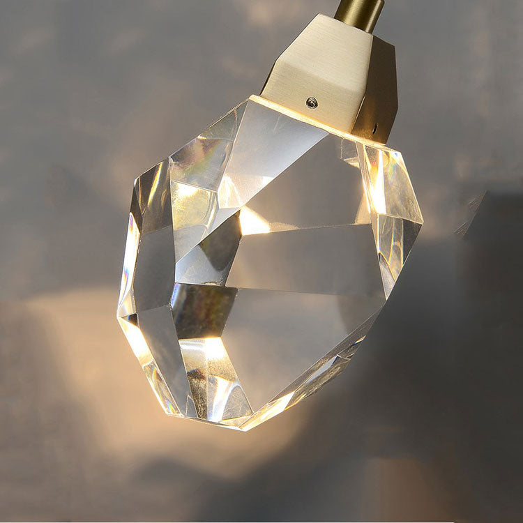 Aurelia Modern Faceted Crystal Pendant Lights - Yami Lightings