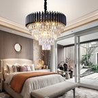 Sheila Conical Crystal Chandelier - Yami Lightings